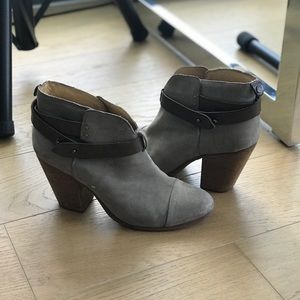 Rag and Bone Suede Harrow Booties - sz 39.5